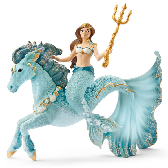 Schleich Bayala Figurine Mermaid Eyela Riding Horse