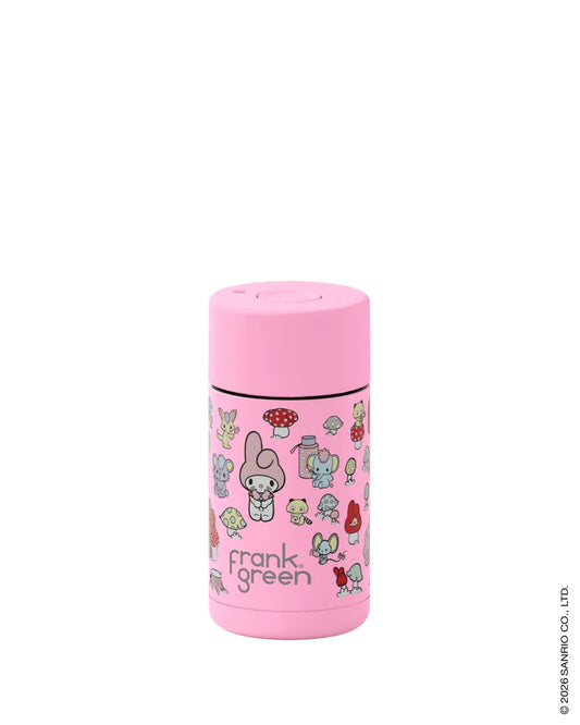 Frank Green 12oz Reusable Cup with Push Button Lid Hello Kitty and Friends My Melody