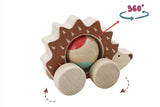 Kaper Kidz EcoPlay Push A  Long Spinning Hedgehog