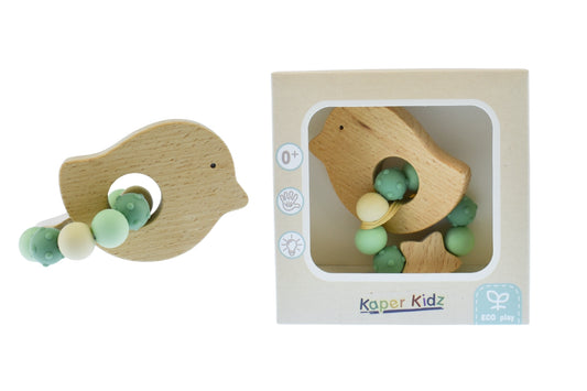 Kaper Kidz Ecobead Animal Teether - Bunny, Elephant,  or Bird