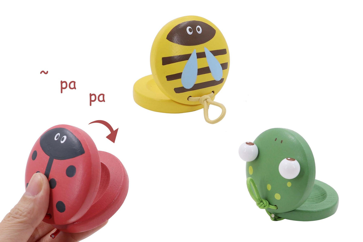 Kaper Kidz Wooden Animal Castanet