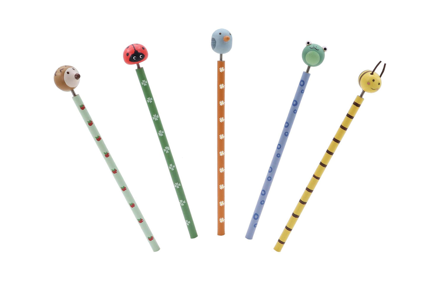 Kaper Kidz Wooden Pencil with Animal Topper on a Spring