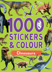 1000 Stickers & Colours Dinosaurs Activity Book