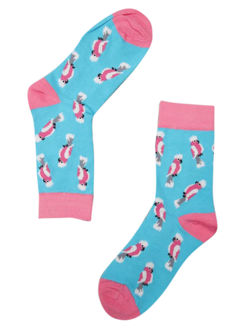 Sole Mates Socks Galah Pink