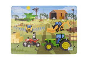 Aussie Farm Vehicles 24pc Jigsaw Puzzle