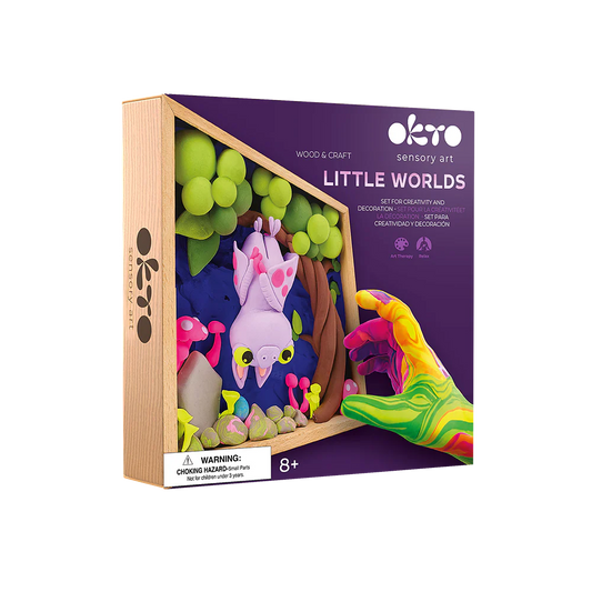 Okto Sensory Art Wood and Craft Little Worlds Bat