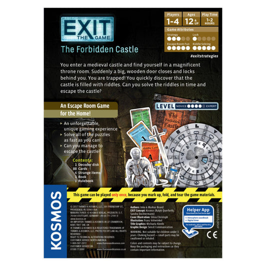 Exit the Game Forbidden Castle Escape Room Game