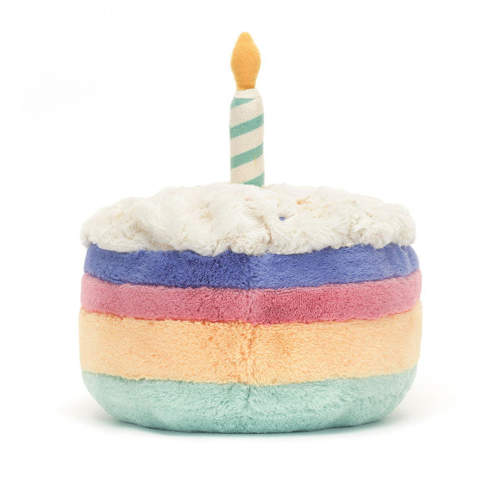 Jellycat Plush Amuseables Rainbow Birthday Cake
