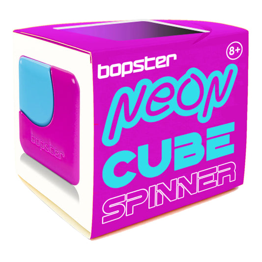 Bopster Neon Fidget Cube Spinner (Assorted)