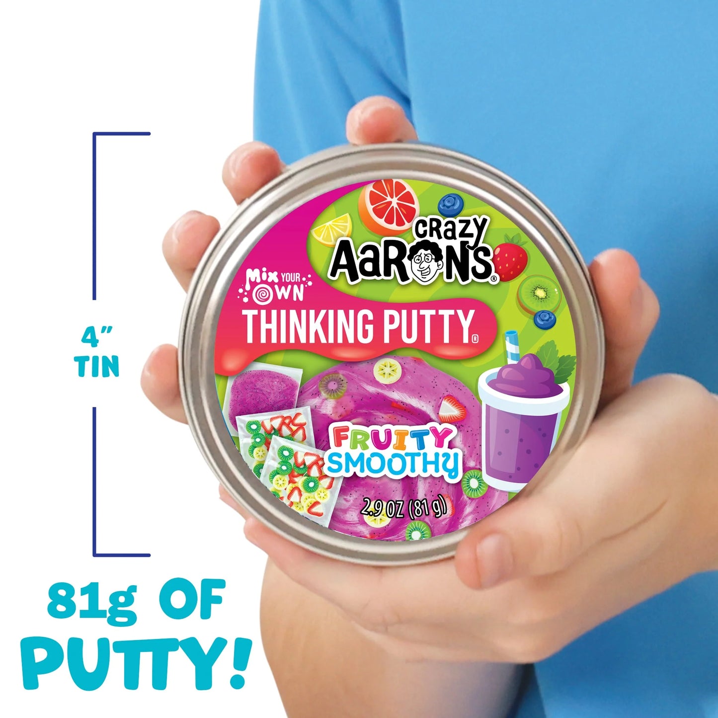 Crazy Aaron's Thinking Putty Mix Your Own Fruity Smoothy