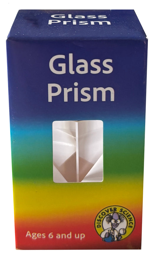 Discover Science Glass Prism Rainbow Spectrum