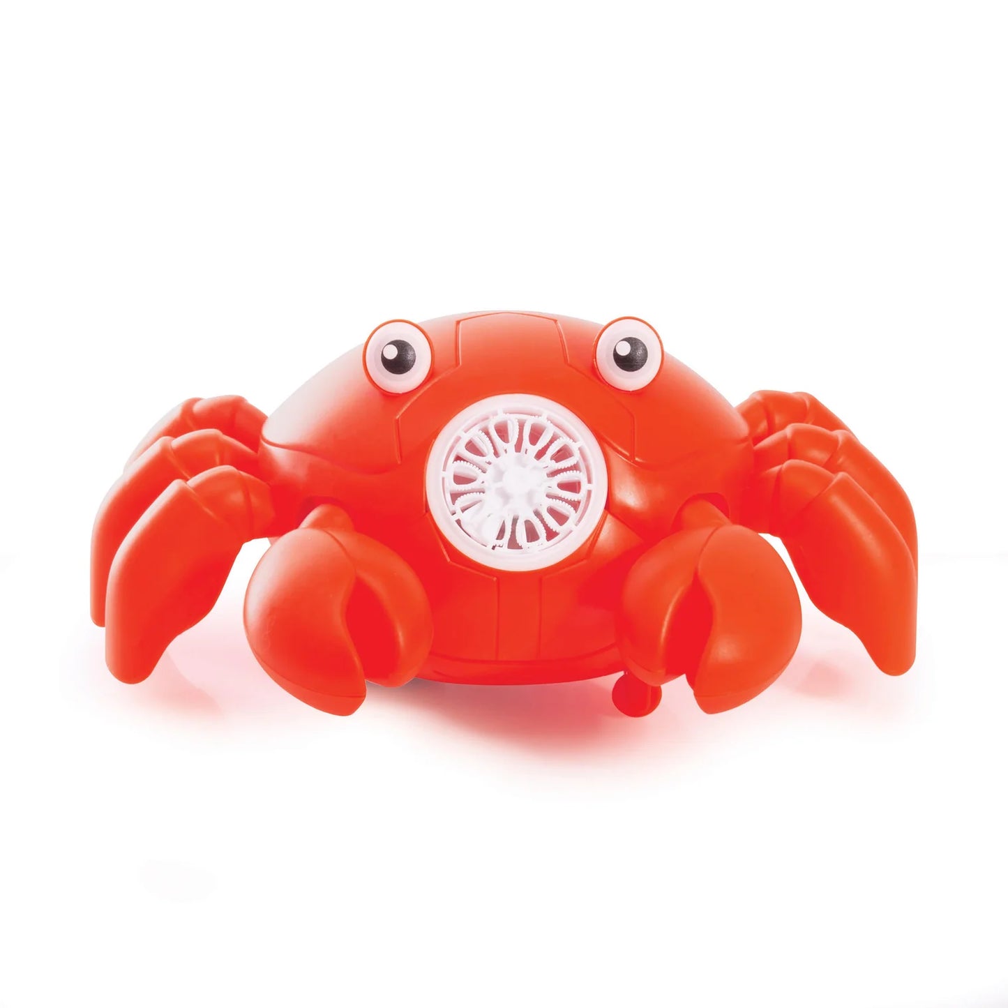 Orange Discovery Zone Crawling Crab Bubble Blower against a white background