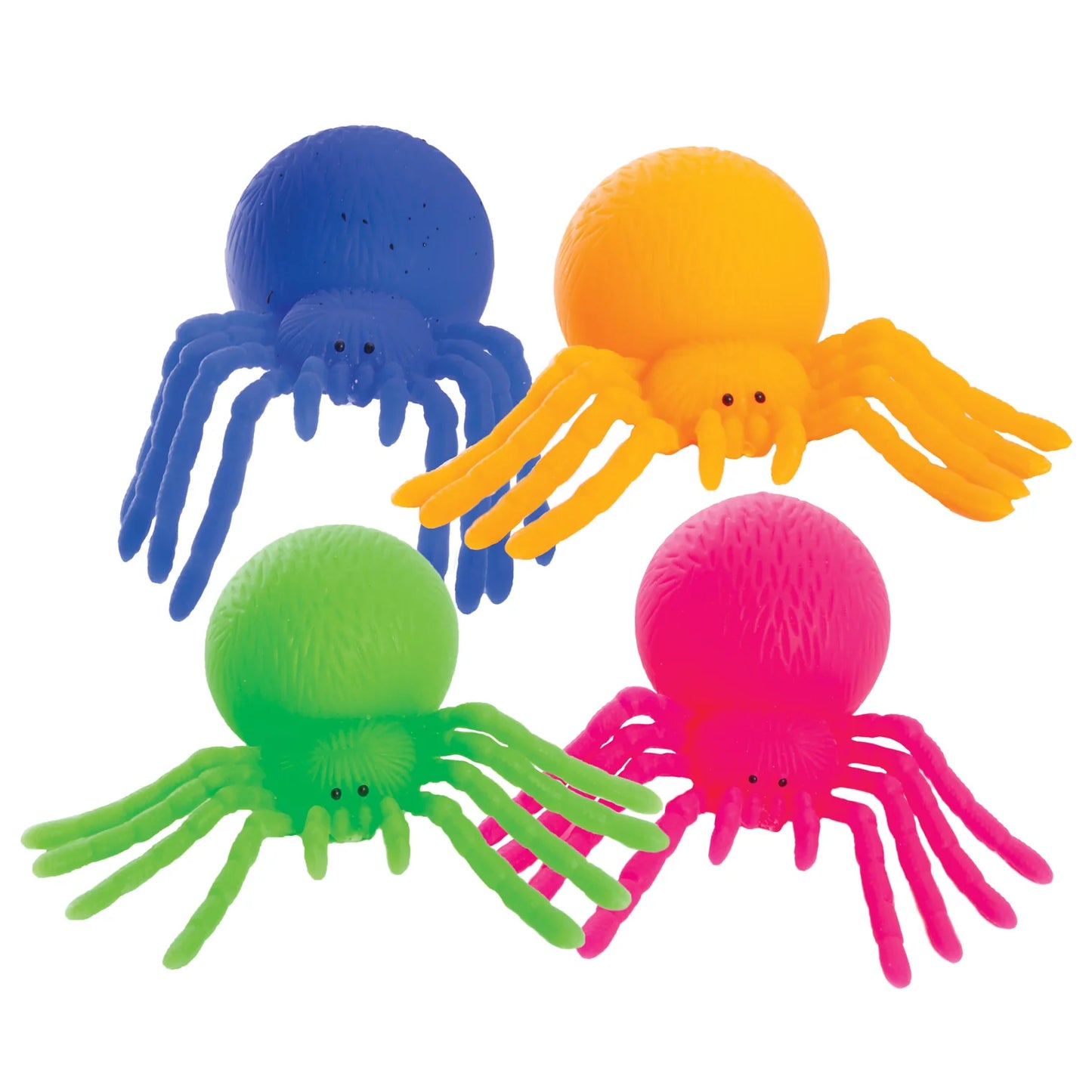 Discovery Zone Neon Squish A Spider 4 Assorted Colours