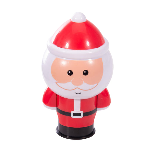 Santa Claus Sticker Stamper from Discovery Zone with a white background