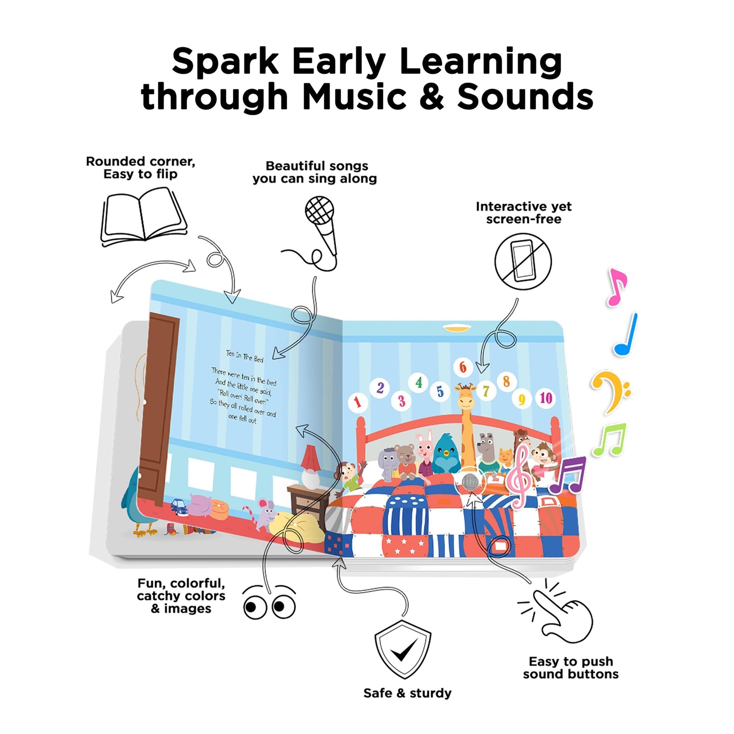 Ditty Bird Learning Songs Board Book