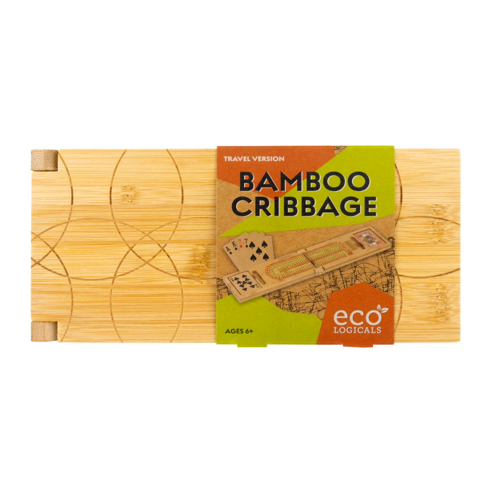 Eco Logicals Bamboo Cribbage Board Game