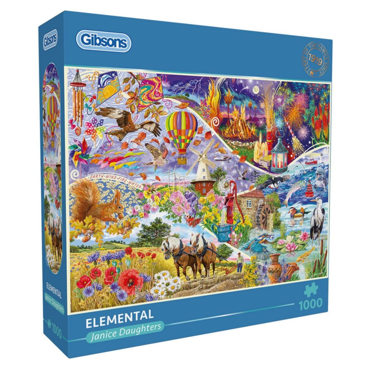 Gibsons 1000pc Jigsaw Puzzle Elemental
