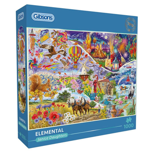 Gibsons 1000pc Jigsaw Puzzle Elemental