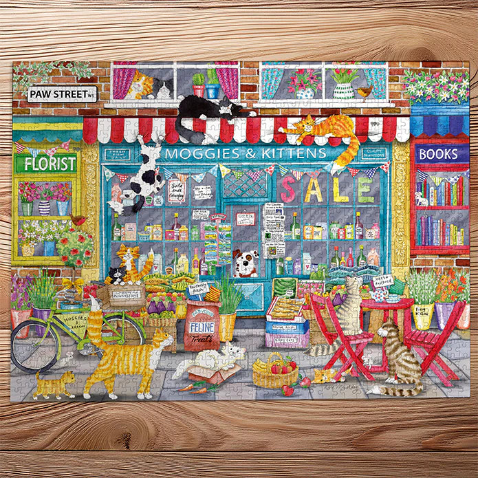 Gibsons 1000pc Jigsaw Puzzle Moggies and Kittens