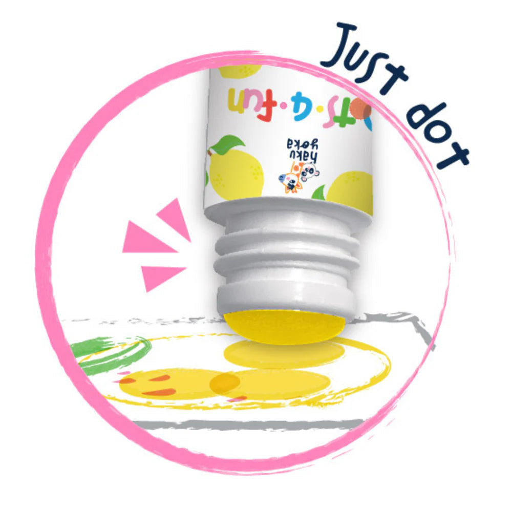 Haku Yoka Dots 4 Fun Scented Dot Marker 5pk