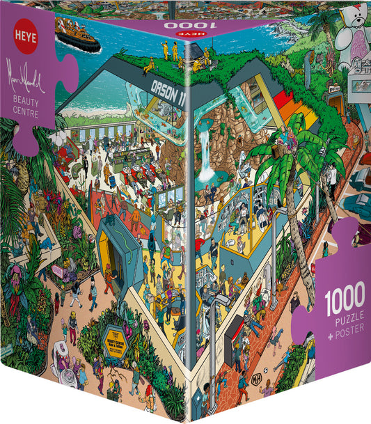 Heye Triangular 1000pc Jigsaw Puzzle Herold Beauty Centre