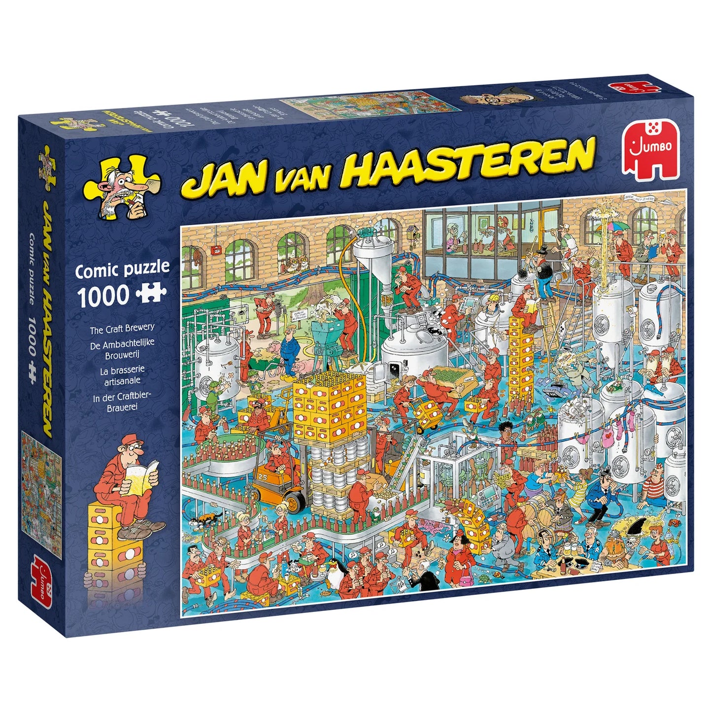 Jan Van Haasteren 1000pc Jigsaw Puzzle The Craft Brewery