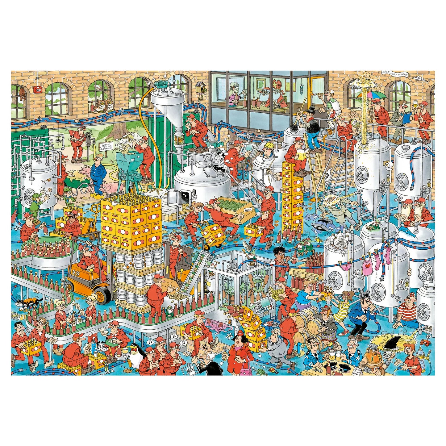 Jan Van Haasteren 1000pc Jigsaw Puzzle The Craft Brewery