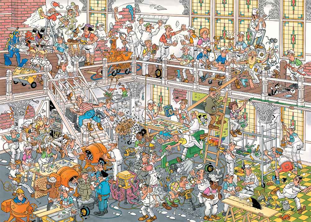 Jan Van Haasteren 3000pc Jigsaw Puzzle Renovation Project