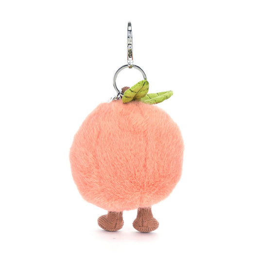 Jellycat Plush Amuseables Peach Bag Charm