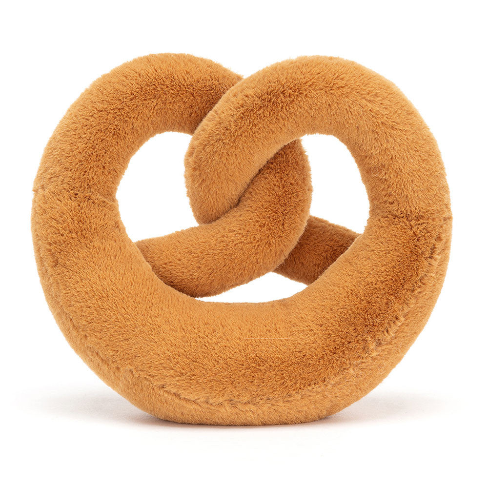 Back view of Jellycat Amuseables Plush Pretzel ­