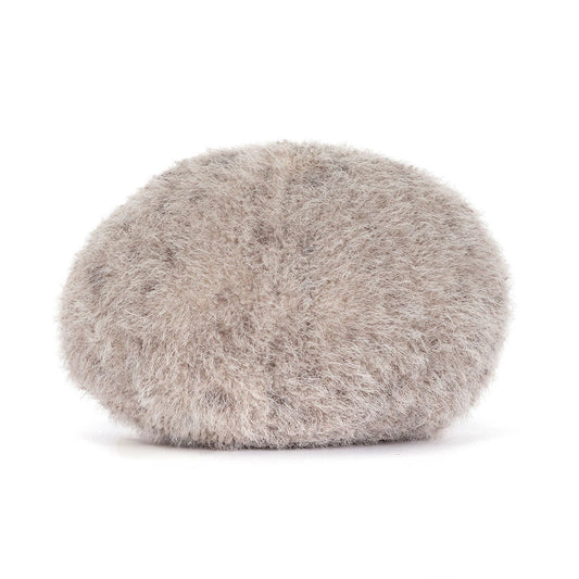 Jellycat Plush Amuseables Pebble Plush toy resembling a round pebble on a white background