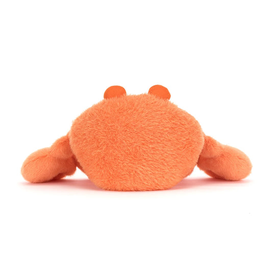 Back view of Jellycat Plush Pinchsnap Crab