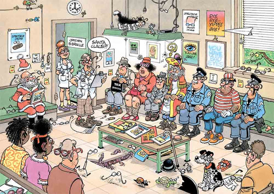 Jan Van Haasteren 500pc Jigsaw Puzzle Look at the Bright Side