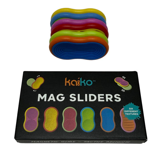 Kaiko Mag Sliders Magnetic Textured Pad Fidgets 6pk