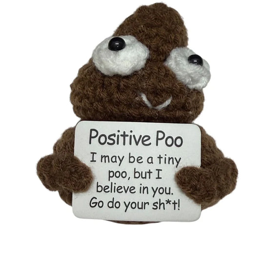 Kaiko Positive Poo Mini Crochet Plush