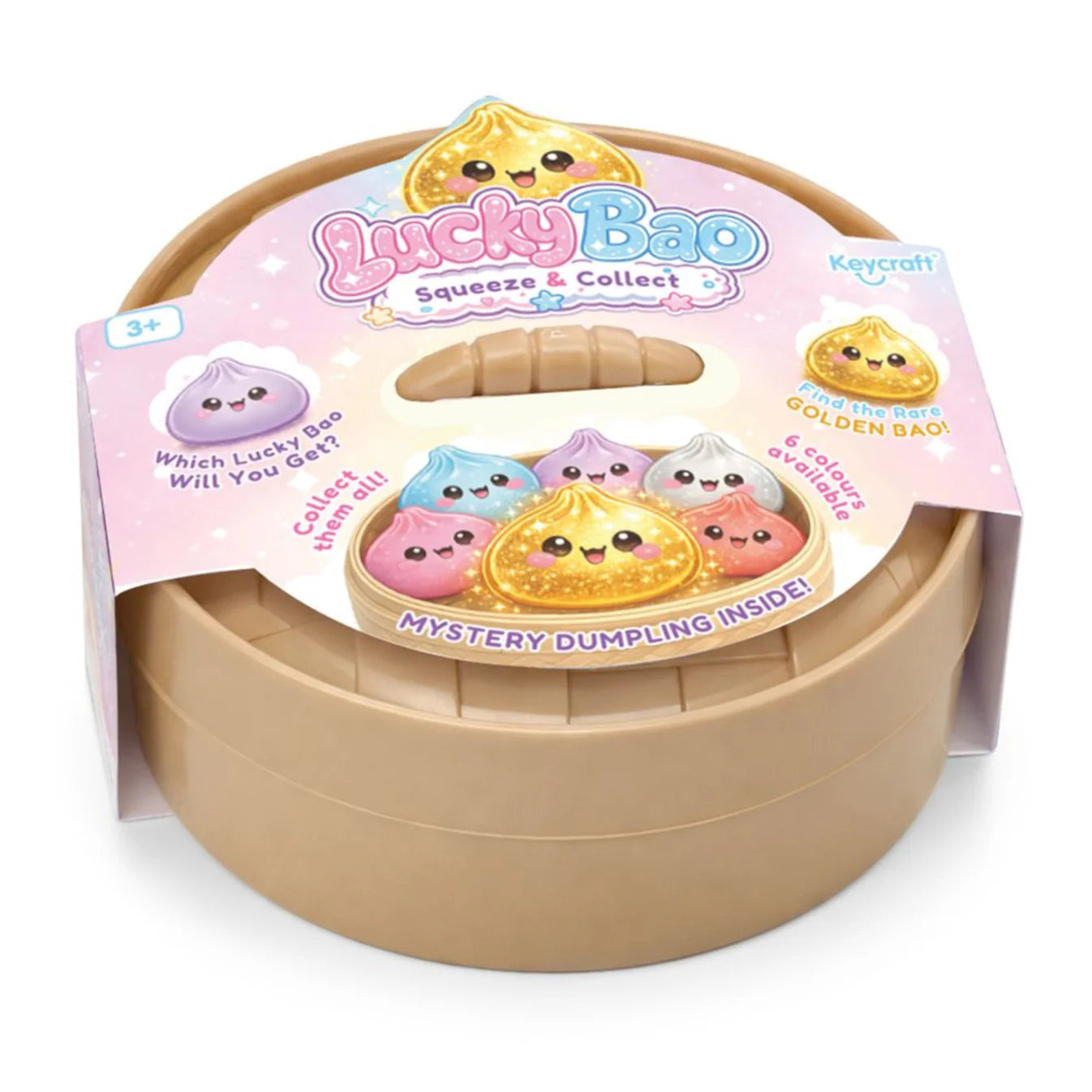 Keycraft Lucky Bao Mystery Dumpling Squish Large - 10cm