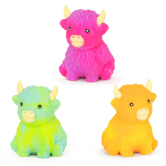 Keycraft Squishy Rainbow Highland Cow