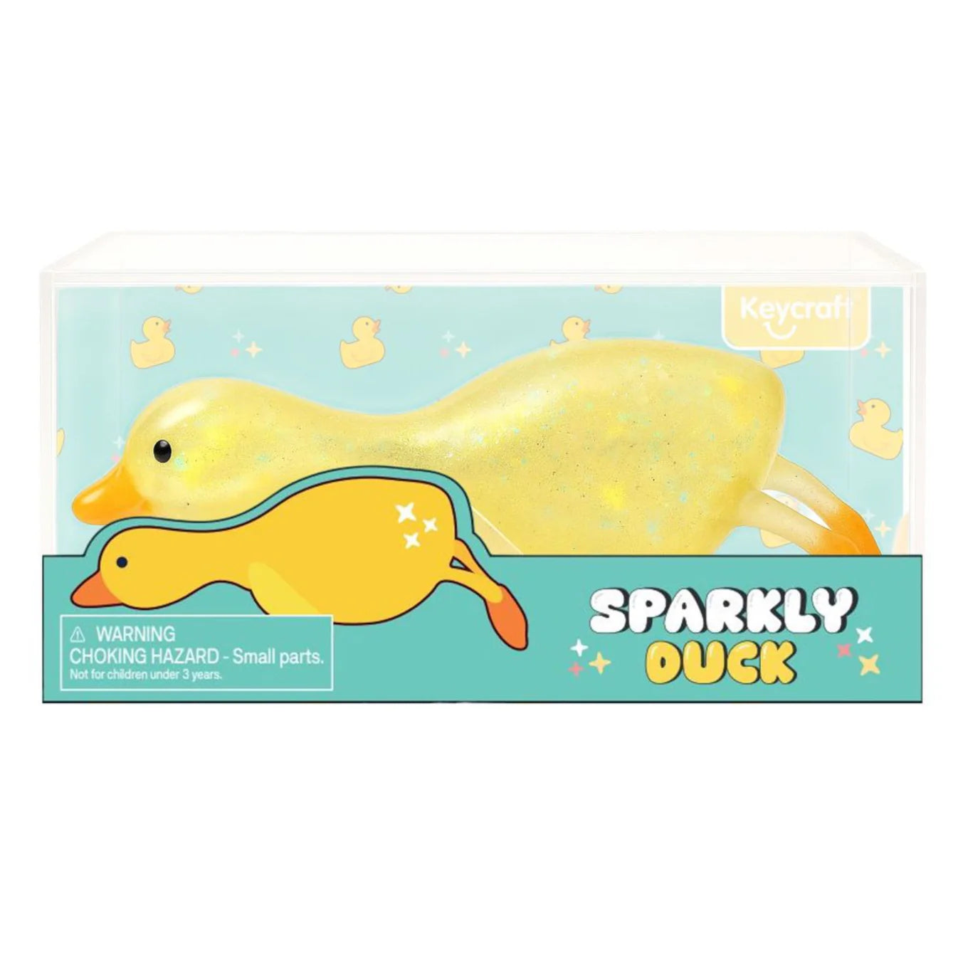 Keycraft Squishy Sparkly Duck