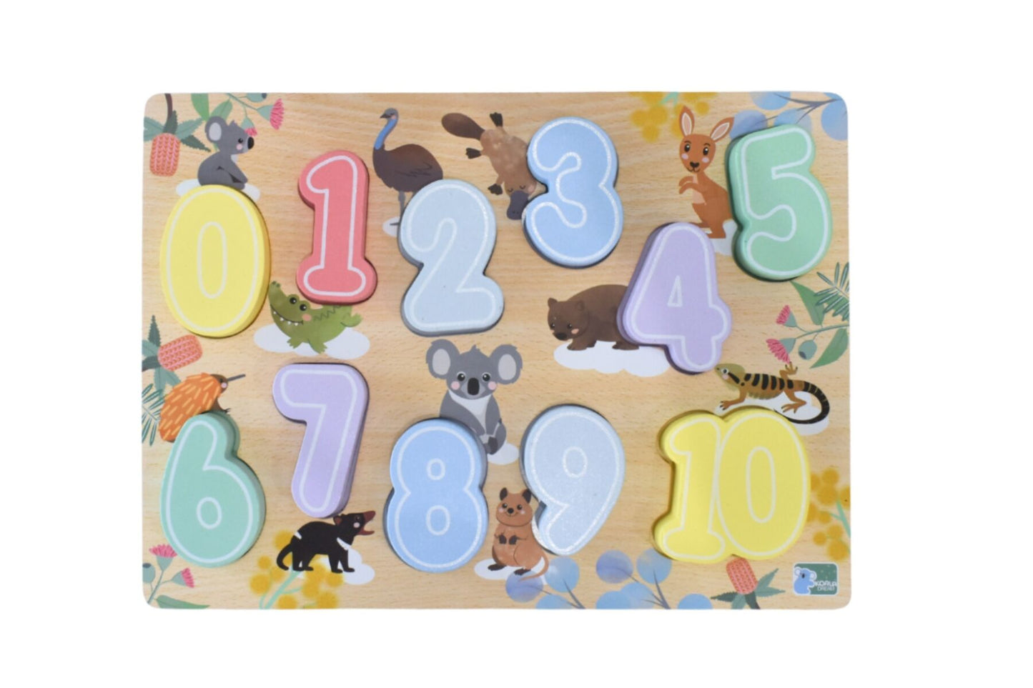 Koala Dream Bush Buddies 11pc Chunky Puzzle Number 0-10