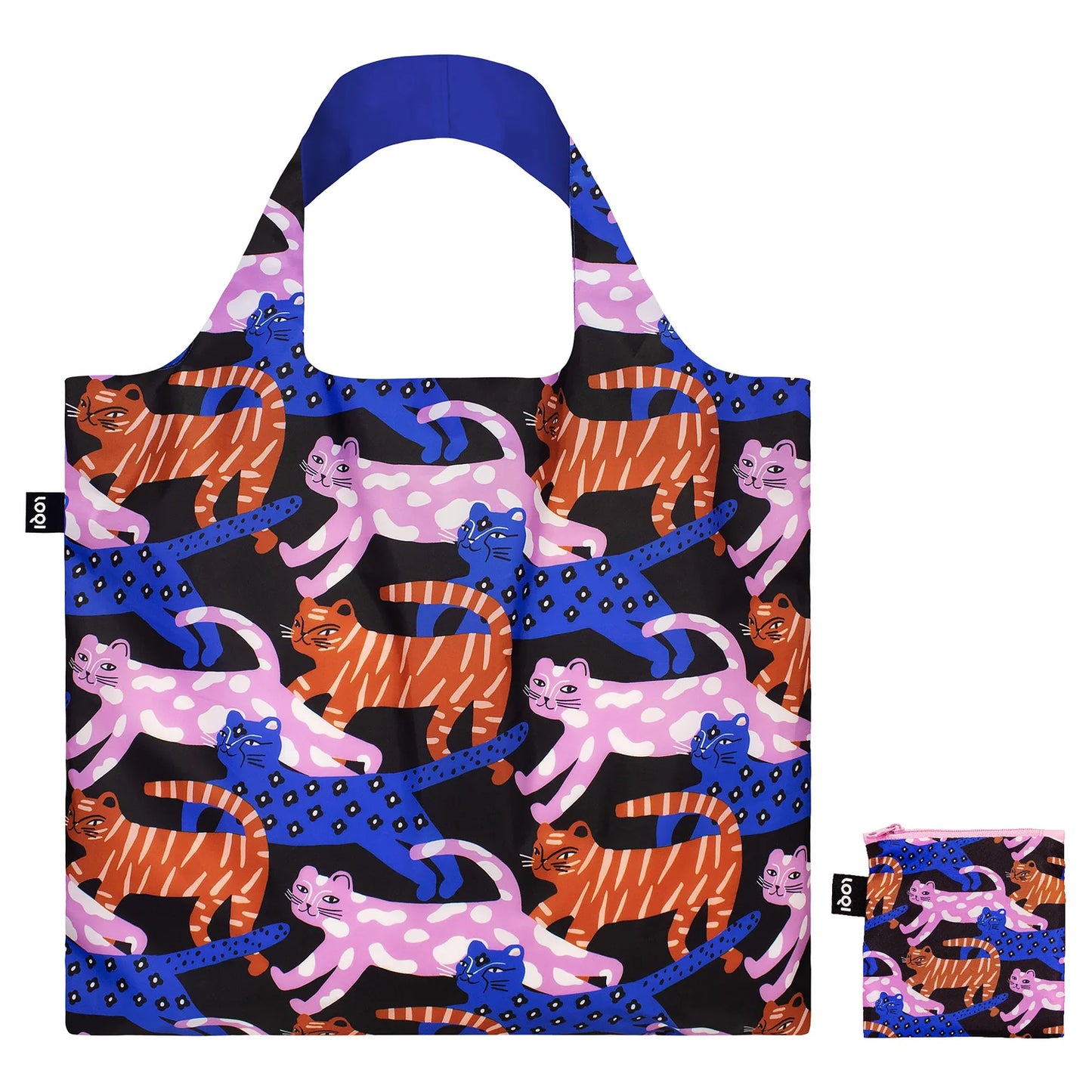 LOQI Bag Glitter Power Cats