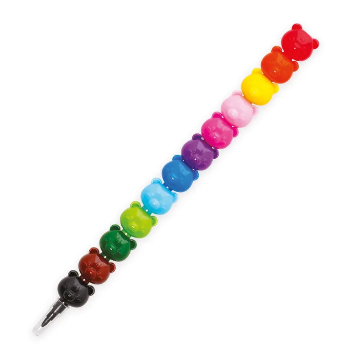Legami Dream in Colour Teddy Bear Set of 12 Stackable Crayons
