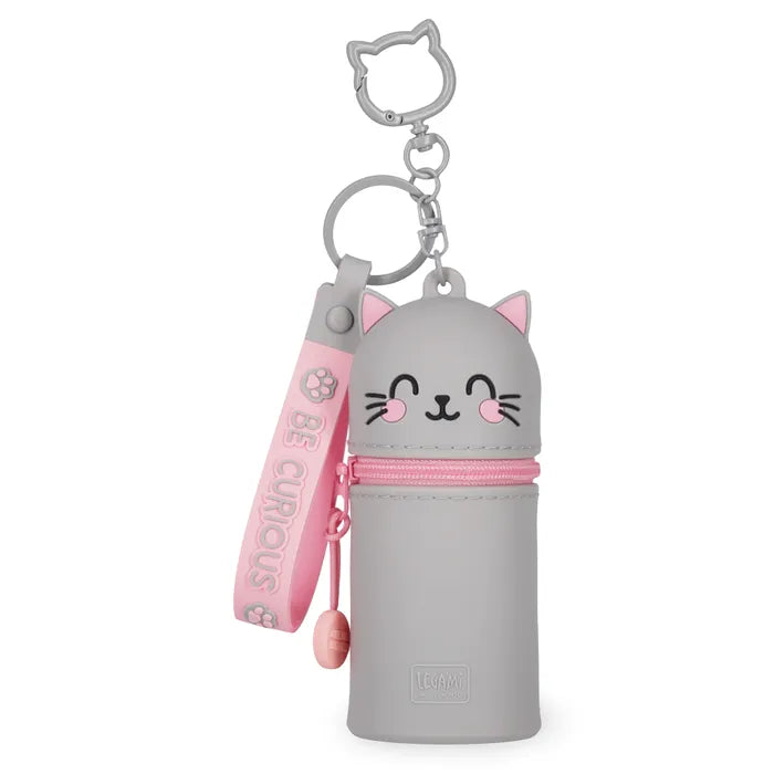 Legami Kawaii Mini Coin Purse with Keyring Kitty