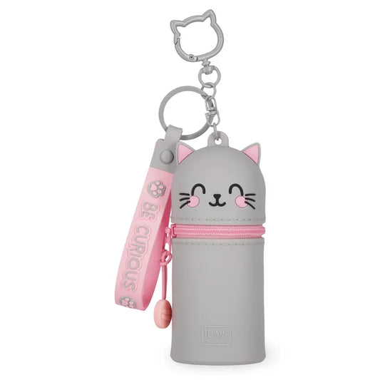 Legami Kawaii Mini Coin Purse with Keyring Kitty