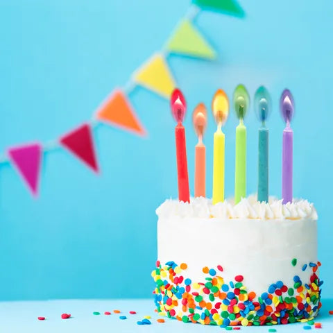 Legami Let's Celebrate Coloured Flame Candles