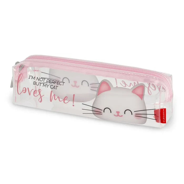 Legami Transparent Pencil Case Kitty