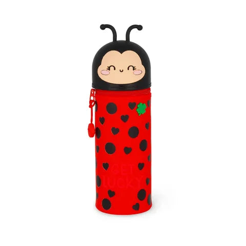 Legami Kawaii 2 in 1 Soft Silicone Pencil Case - Ladybug