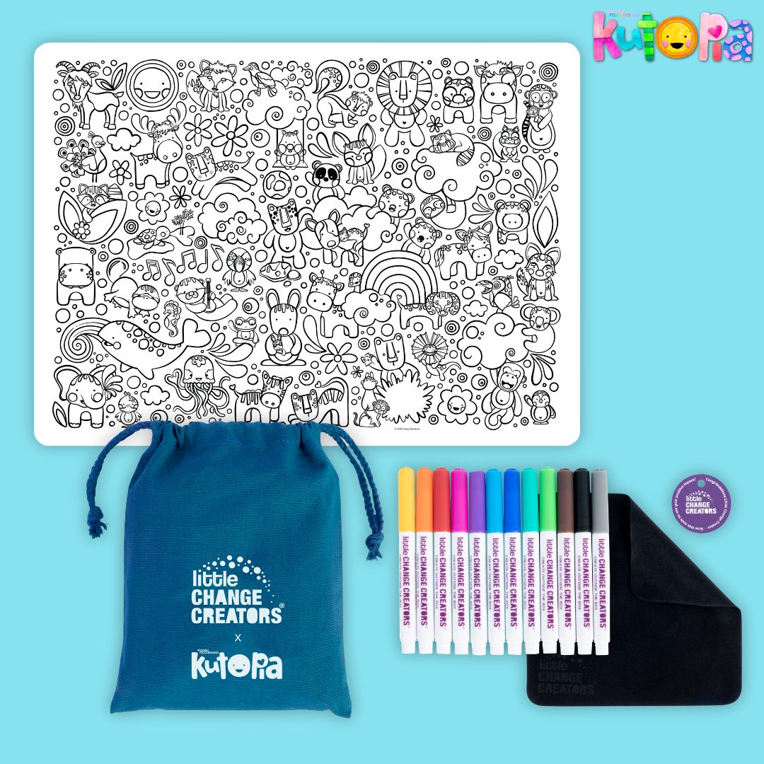 Re-Fun-able Reusable Colouring Set Kutopia