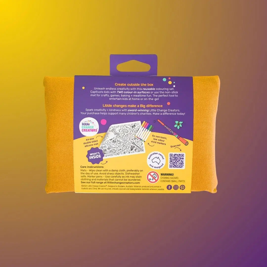 Re-Fun-able Pocket Colouring Set G'Day!