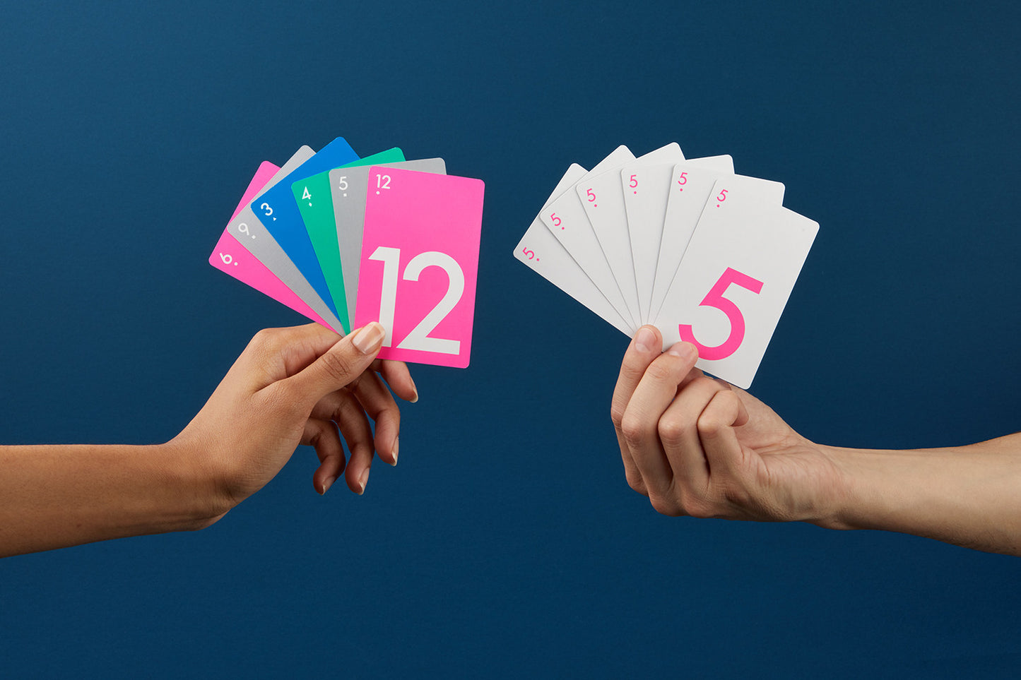 Magenta Fives Card Game