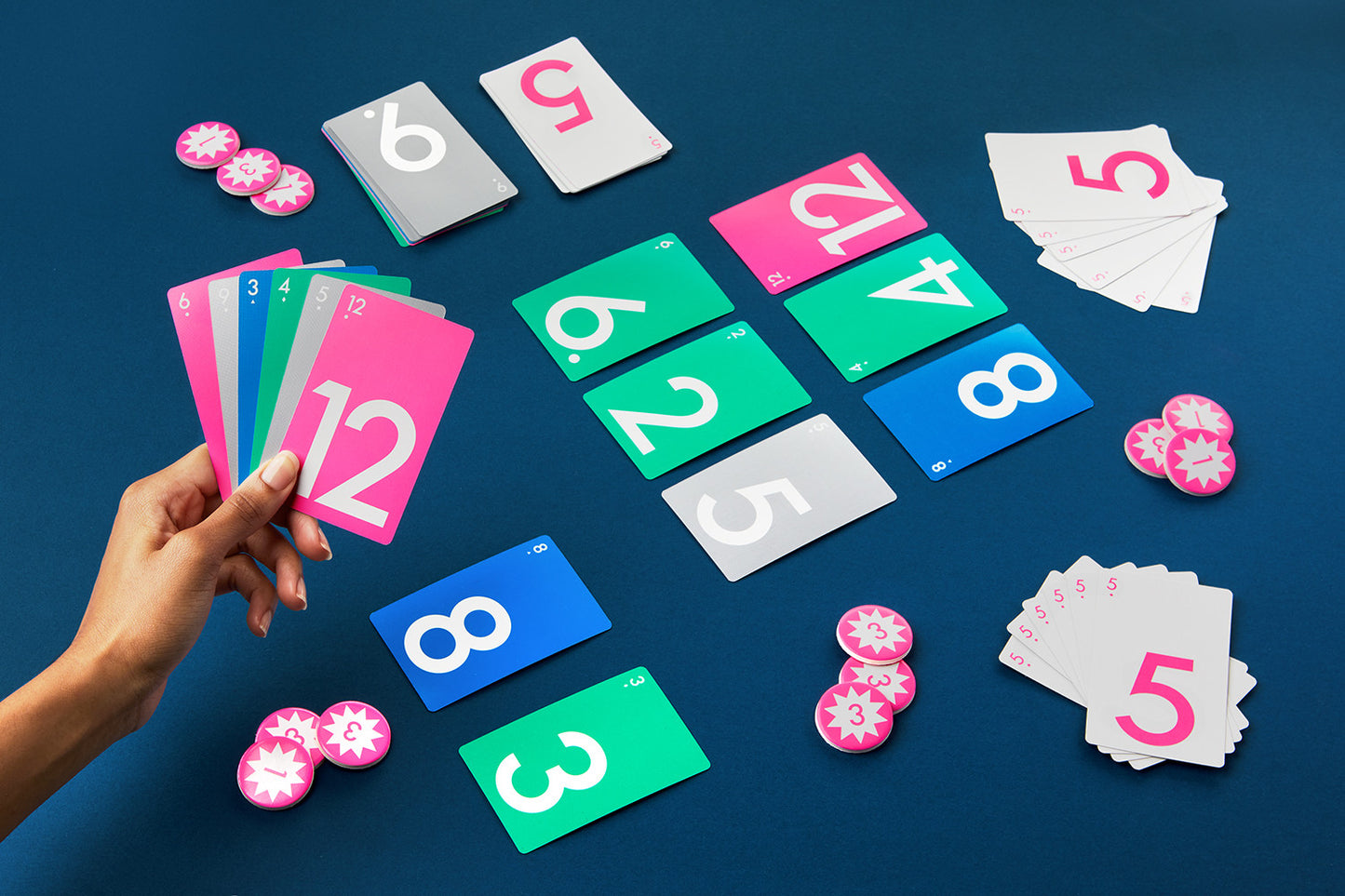 Magenta Fives Card Game
